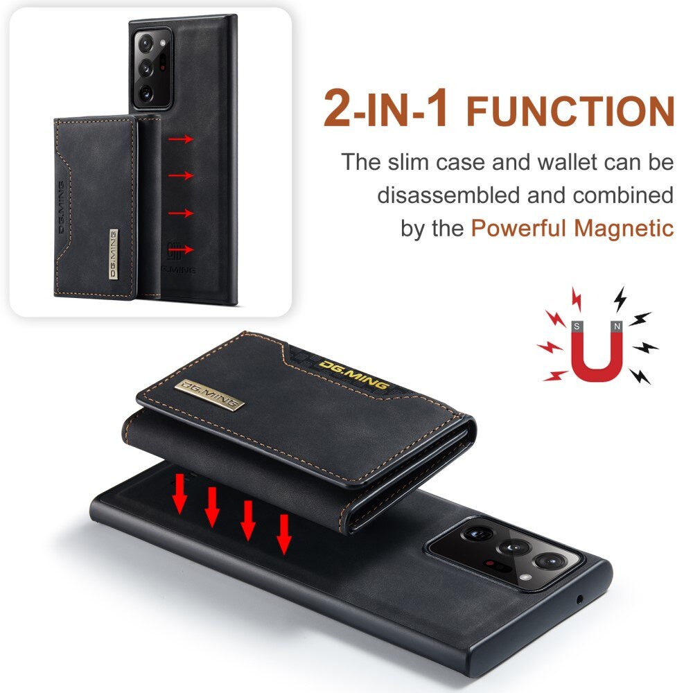 Magnetic Card Slot Case Samsung Galaxy Note 20 Ultra Svart