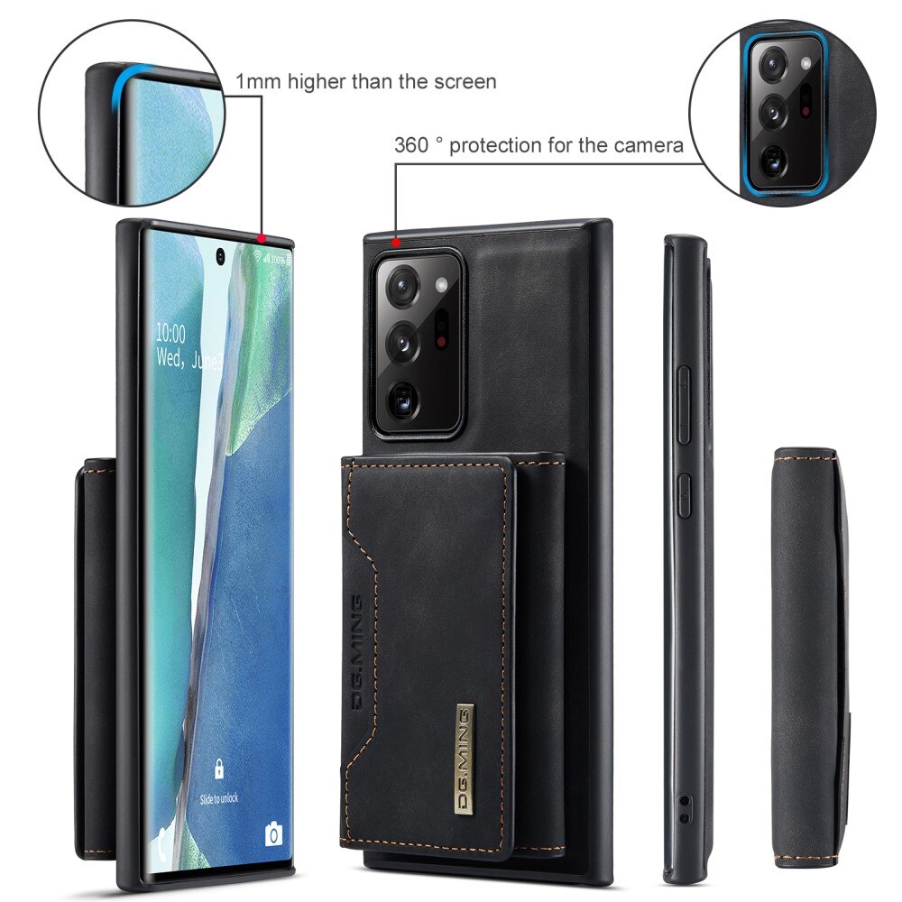 Magnetic Card Slot Case Samsung Galaxy Note 20 Ultra Svart