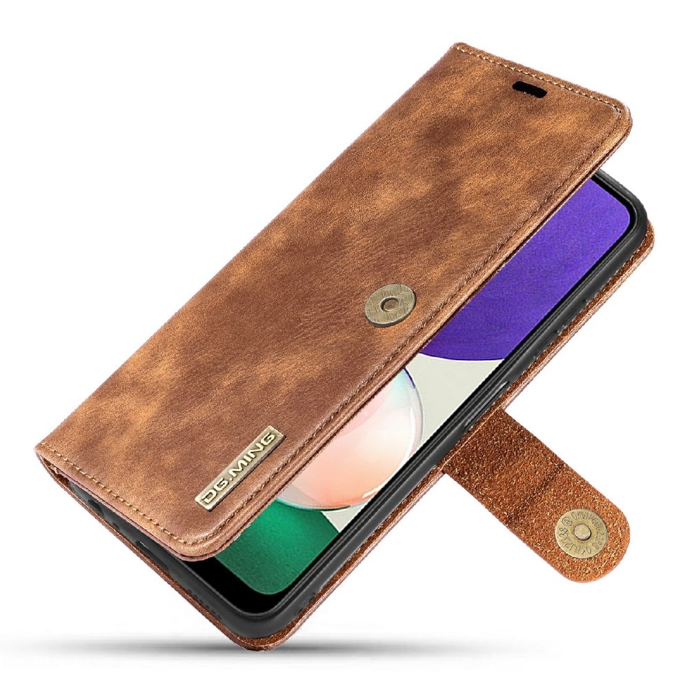 Magnet Wallet Samsung Galaxy A22 5G Cognac