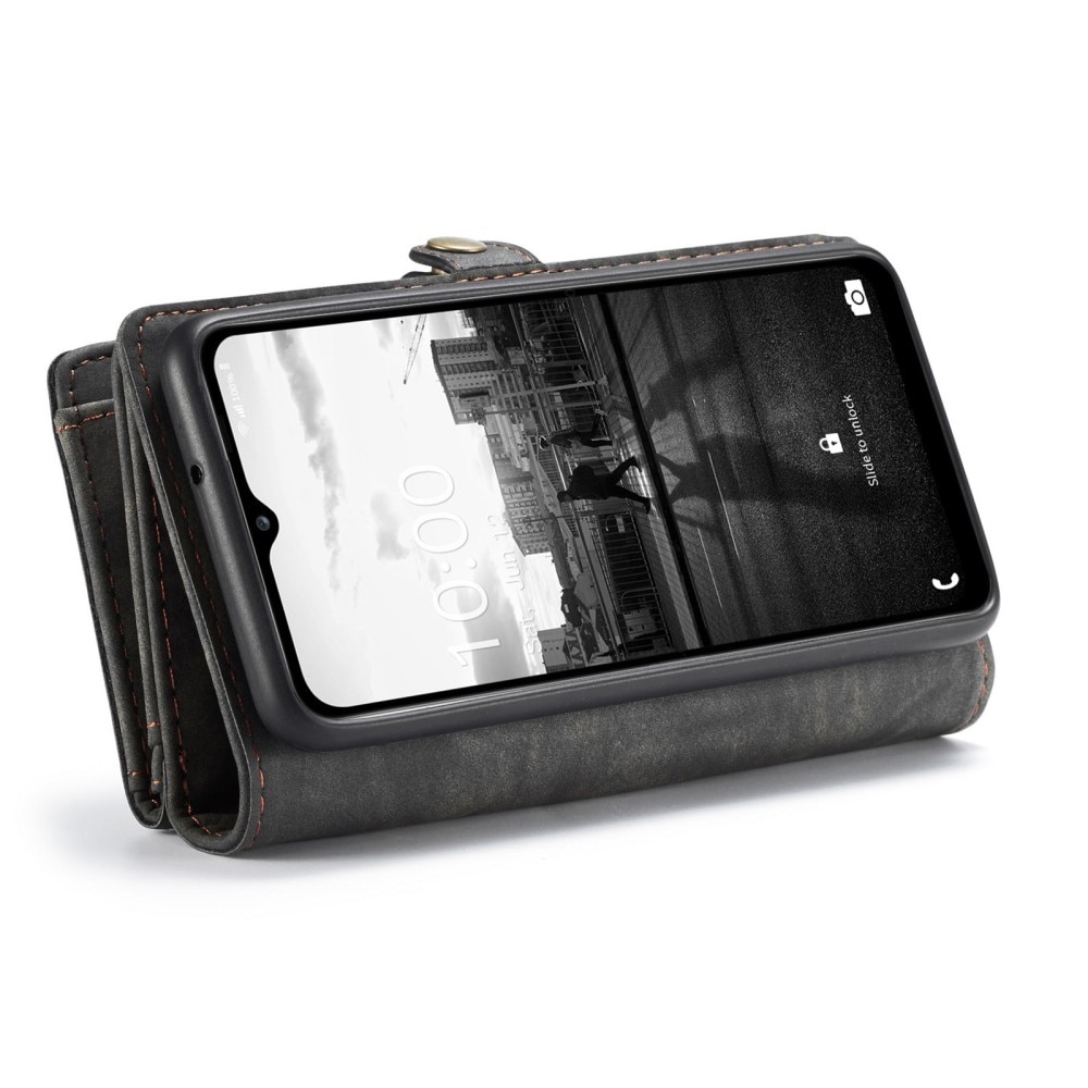 Multi-slot Plånboksfodral Samsung Galaxy A12 5G Grå