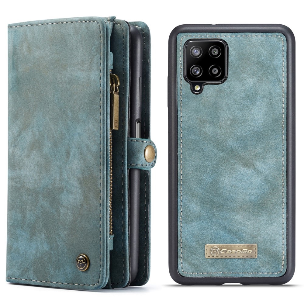 Multi-slot Plånboksfodral Samsung Galaxy A12 5G Blå