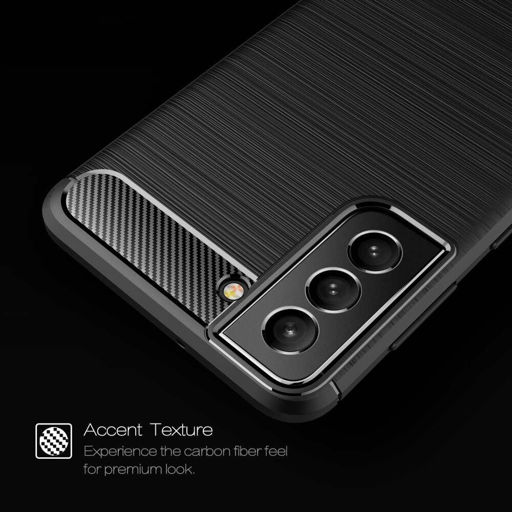 Samsung Galaxy S22 Plus Skal TPU Brushed Svart