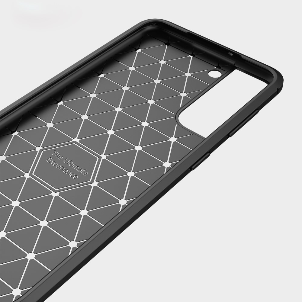 Samsung Galaxy S22 Plus Skal TPU Brushed Svart