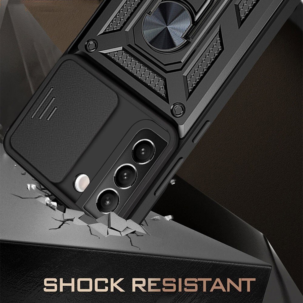 Hybridskal Ring+Camera Protection Samsung Galaxy S22 svart