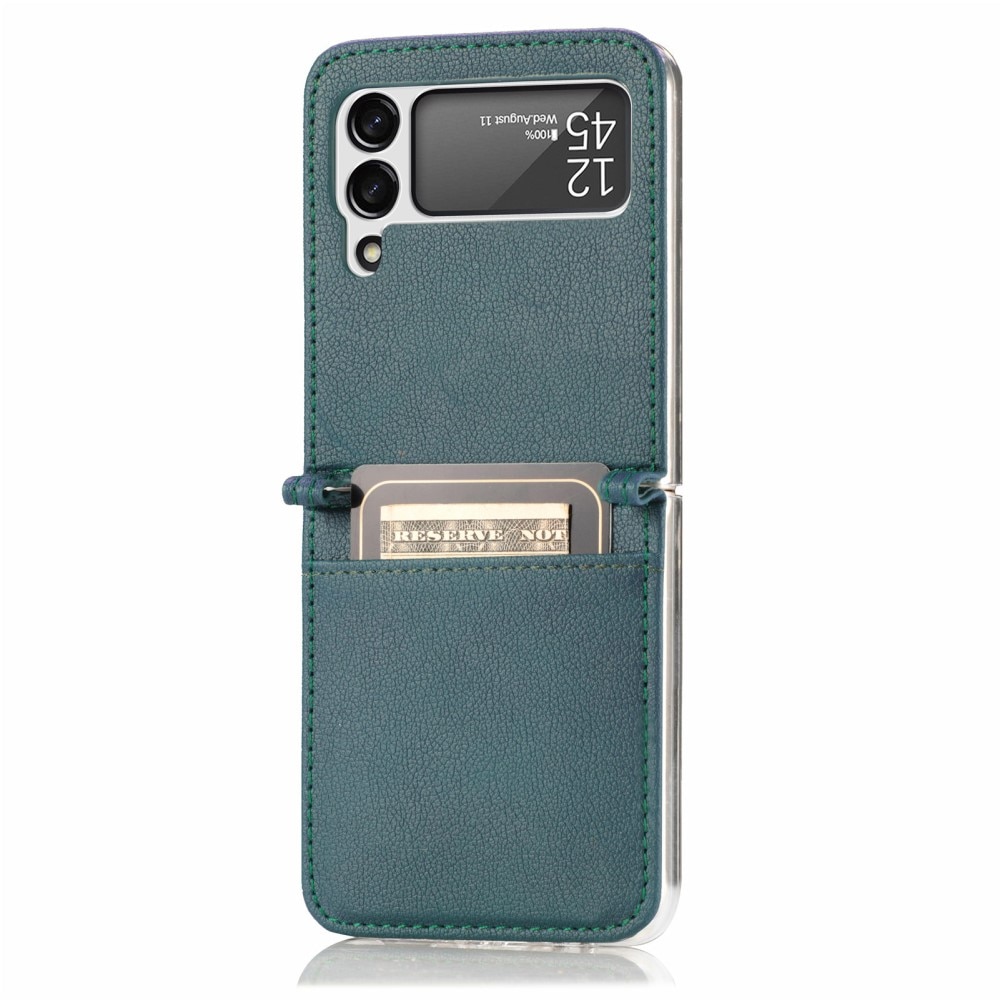 Slim Card Wallet Samsung Galaxy Z Flip 3 grön
