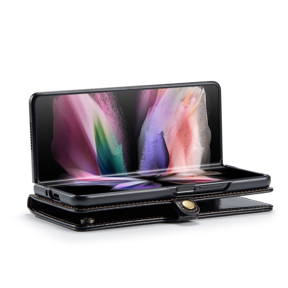 Läderfodral Samsung Galaxy Z Fold 3 svart