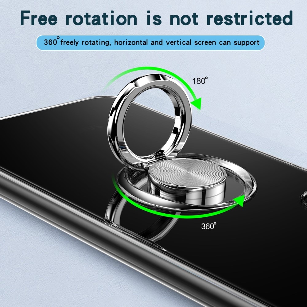 TPU Skal Finger Ring Kickstand Samsung Galaxy S22 Transparent