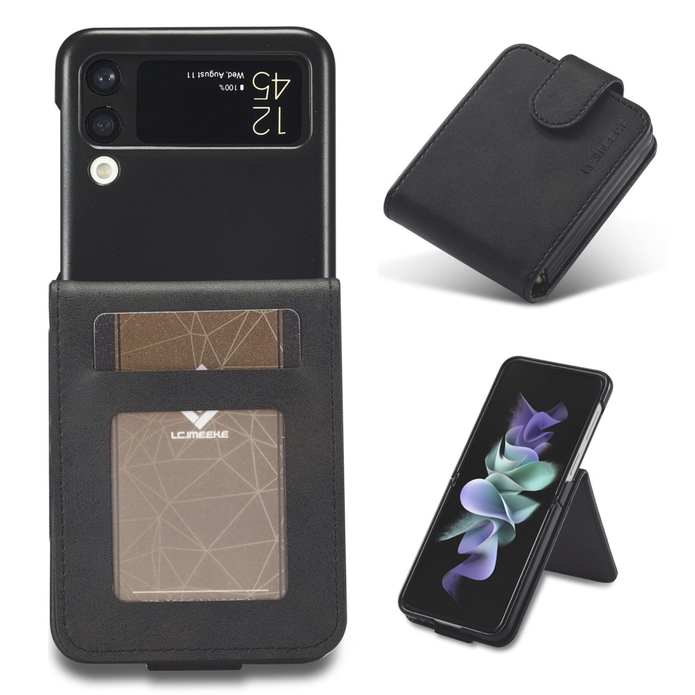 Plånboksfodral Samsung Galaxy Z Flip 3 svart