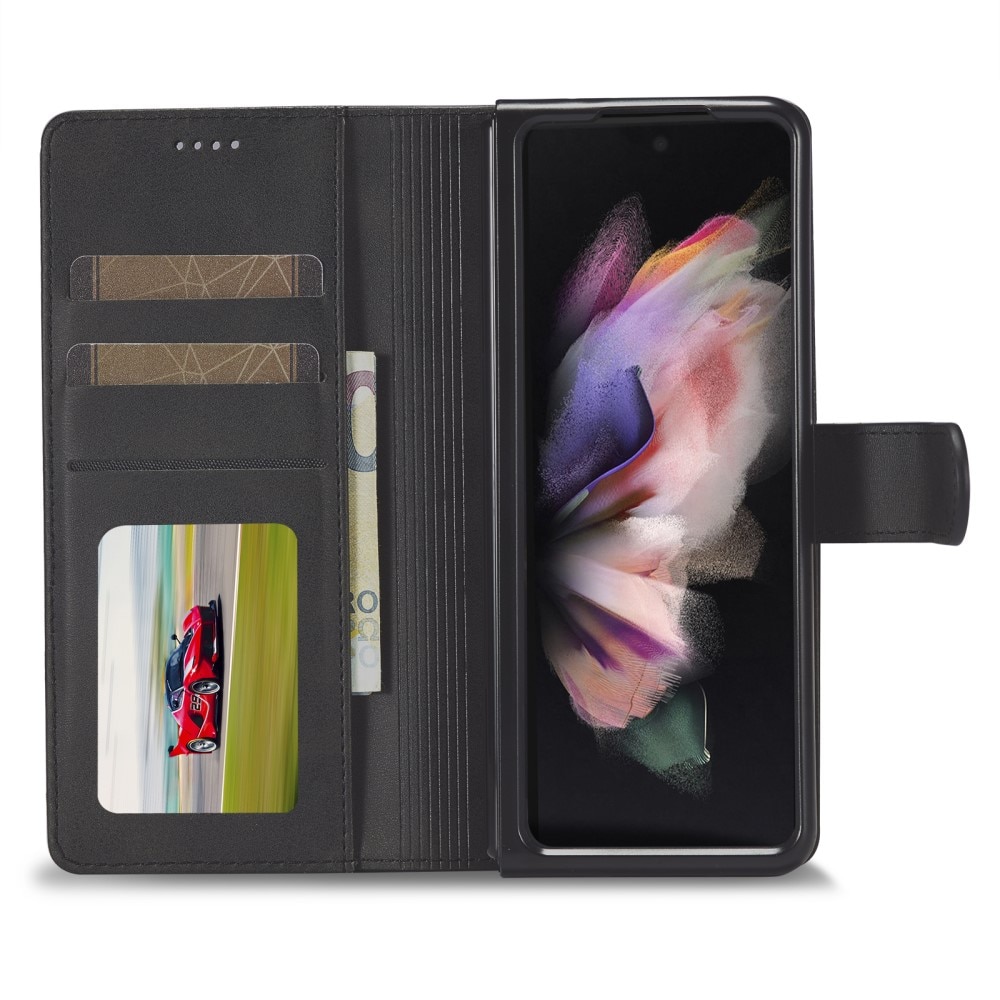 Plånboksfodral Samsung Galaxy Z Fold 3 svart
