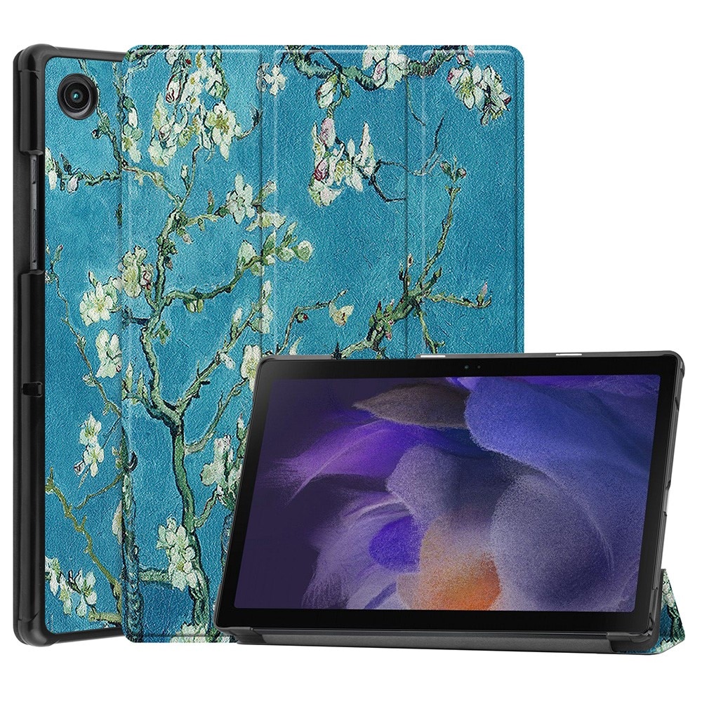 Fodral Tri-fold Samsung Galaxy Tab A8 10.5 - Körsbärsblommor