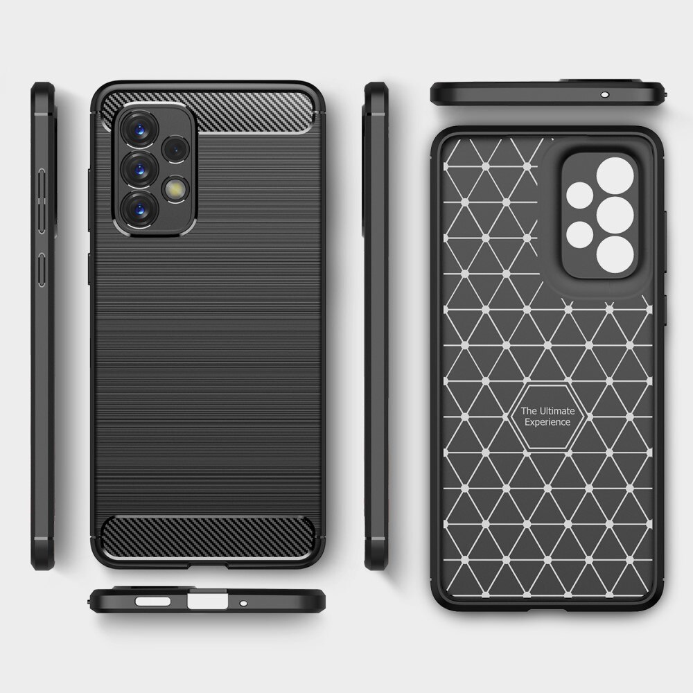 Samsung Galaxy A33 Skal TPU Brushed Svart