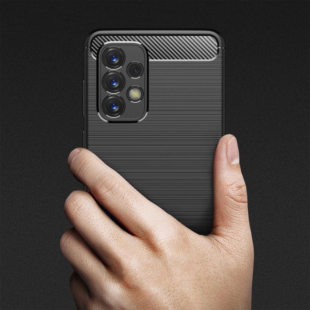 Samsung Galaxy A33 Skal TPU Brushed Svart