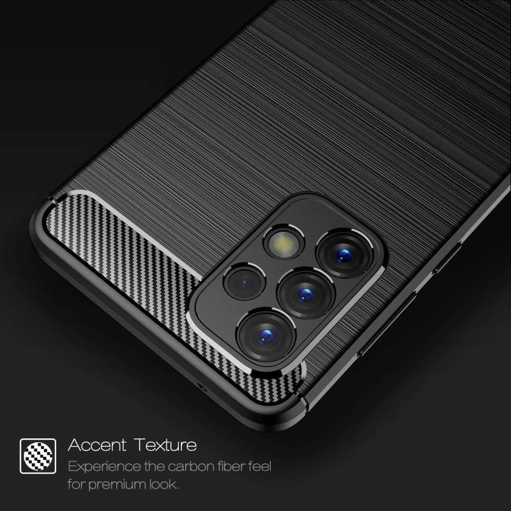 Samsung Galaxy A33 Skal TPU Brushed Svart