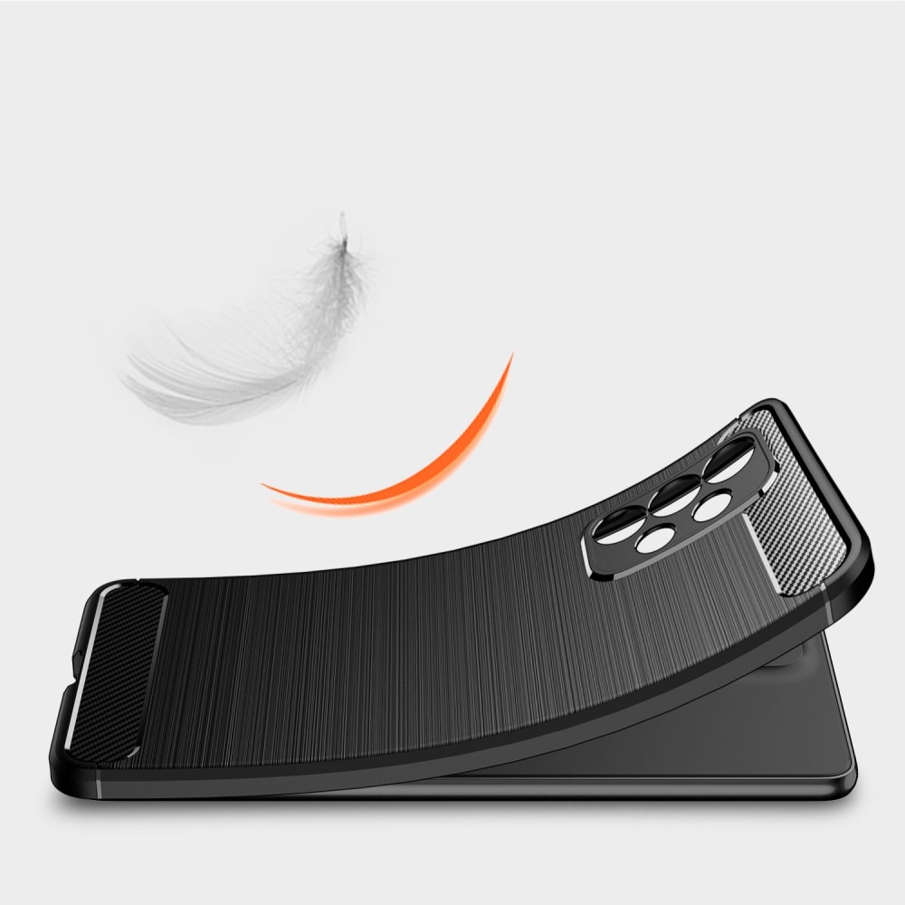 Samsung Galaxy A33 Skal TPU Brushed Svart