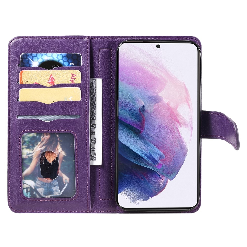 Mobilfodral Multi-slot Samsung Galaxy S22 lila