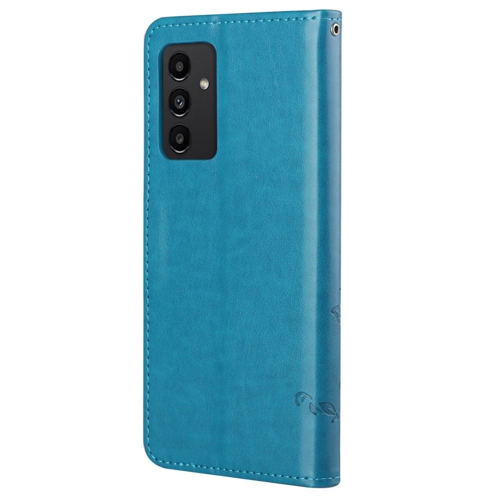 Läderfodral Fjärilar Samsung Galaxy A13 Blå