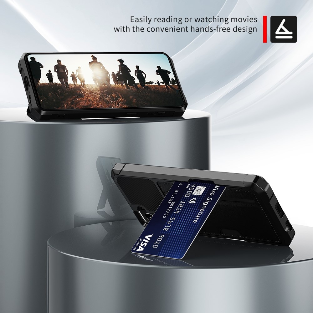 Tough Card Case Samsung Galaxy S22 Plus svart