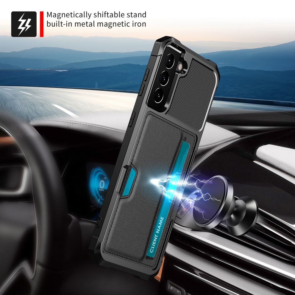 Tough Card Case Samsung Galaxy S22 Plus svart
