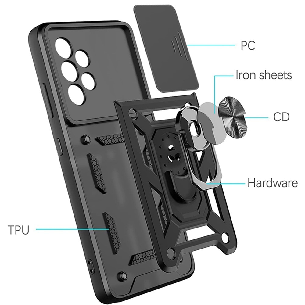 Hybridskal Ring+Camera Protection Samsung Galaxy A33 svart