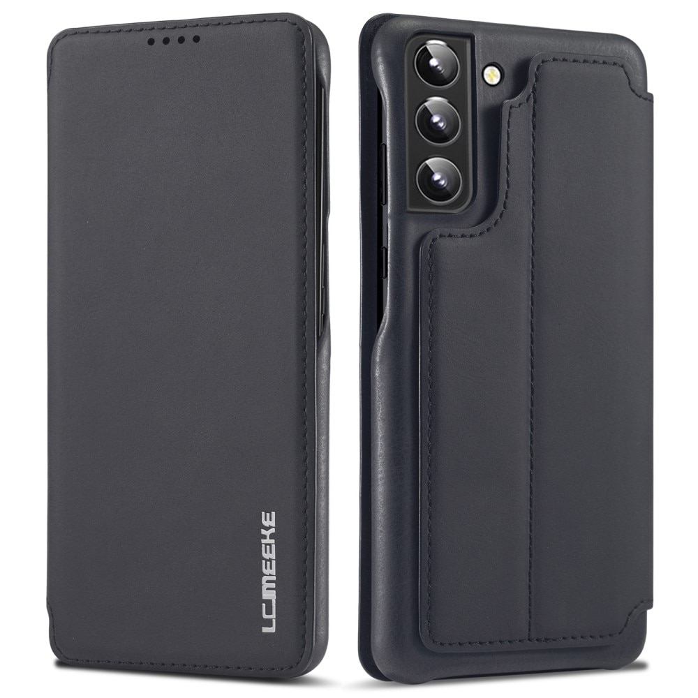Slim Plånboksfodral Samsung Galaxy S22 Plus svart