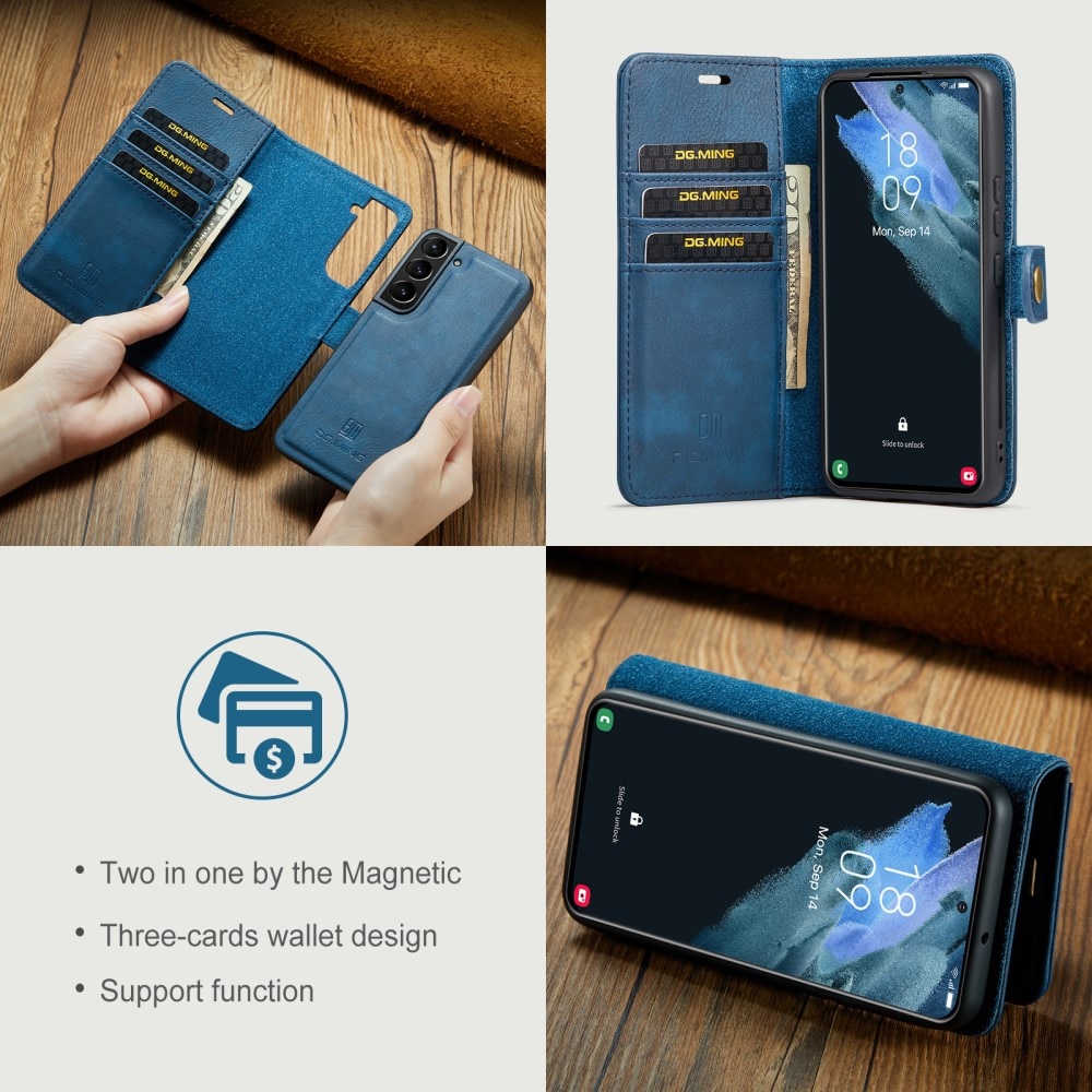 Magnet Wallet Samsung Galaxy S22 Plus Blue