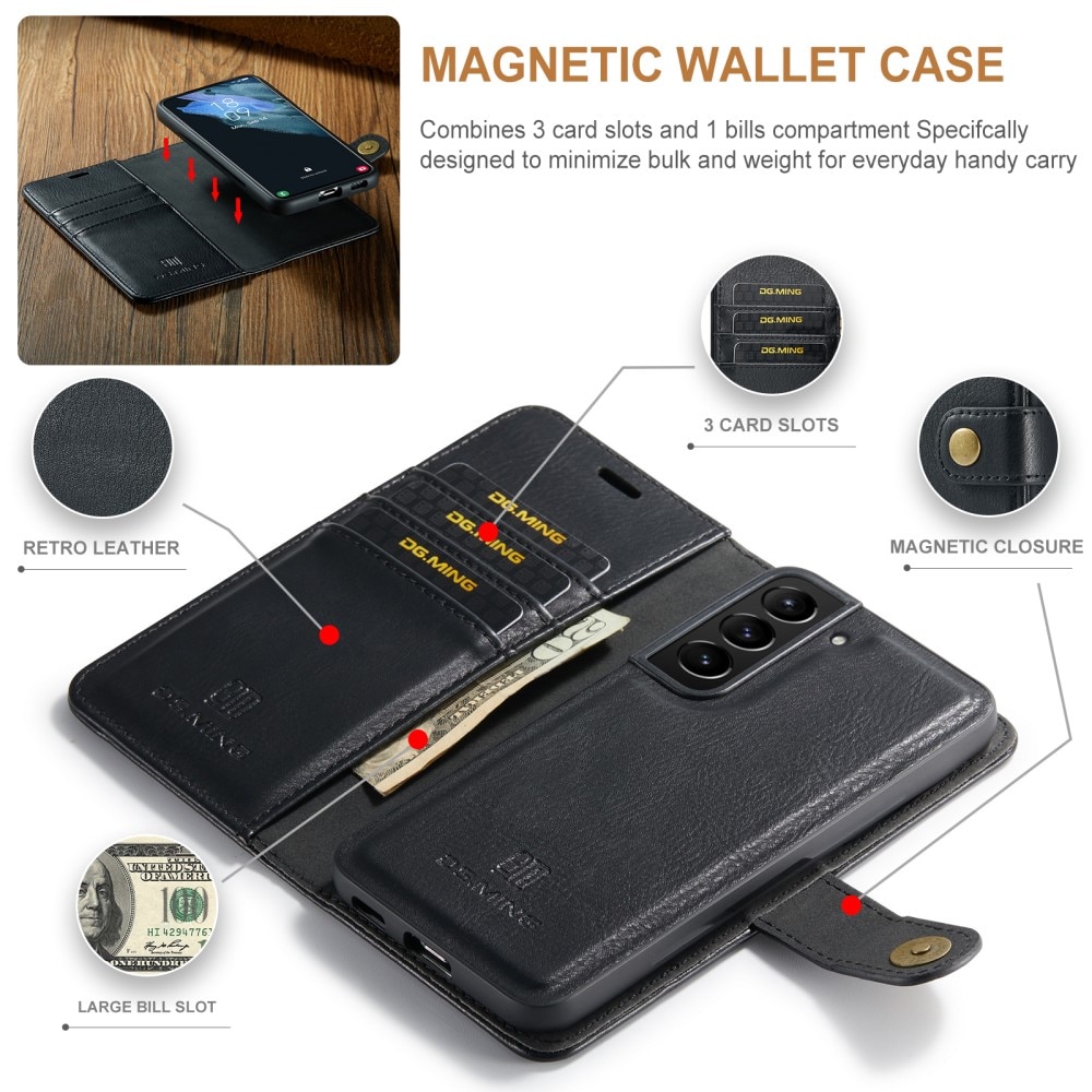 Magnet Wallet Samsung Galaxy S22 Plus Black