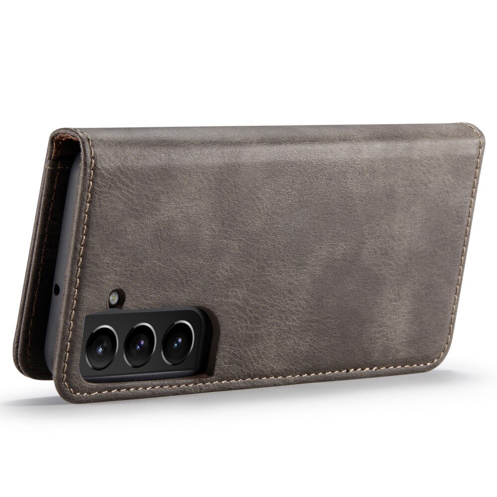 Magnet Wallet Samsung Galaxy S22 Plus Brun