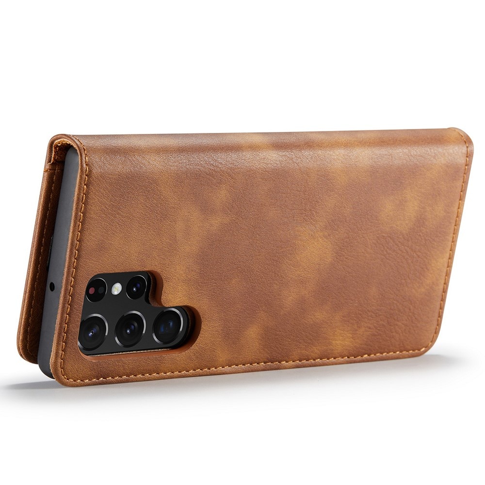 Magnet Wallet Samsung Galaxy S22 Ultra Cognac