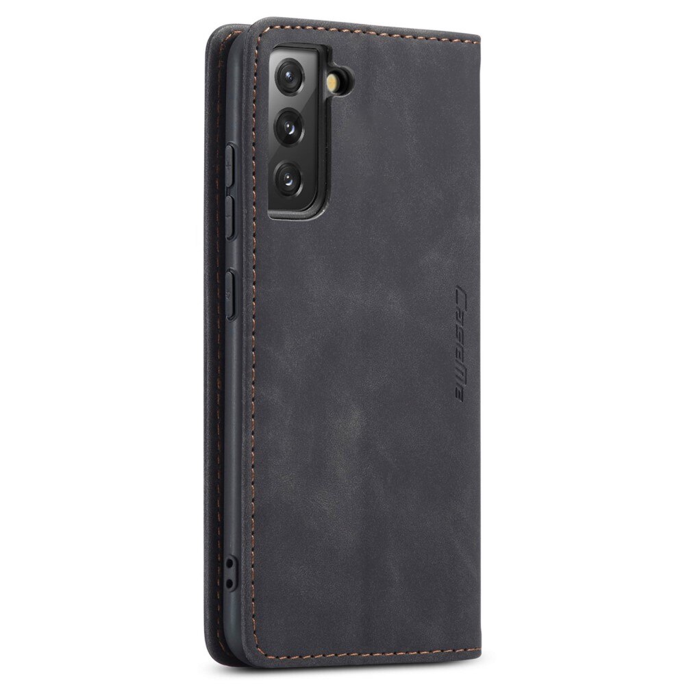 Slim Plånboksfodral Samsung Galaxy S22 Svart