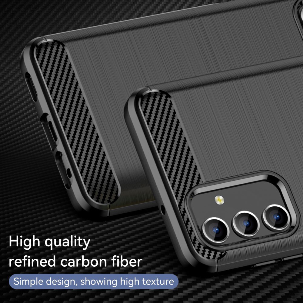 Samsung Galaxy A04s/Galaxy A13 Skal TPU Brushed Svart