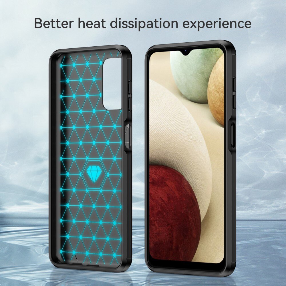 Samsung Galaxy A04s/Galaxy A13 Skal TPU Brushed Svart