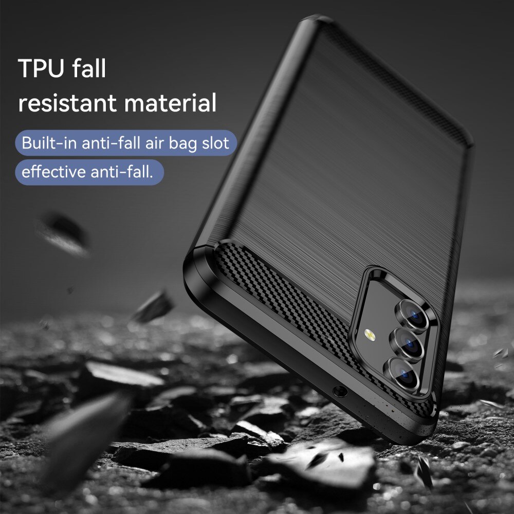 Samsung Galaxy A04s/Galaxy A13 Skal TPU Brushed Svart