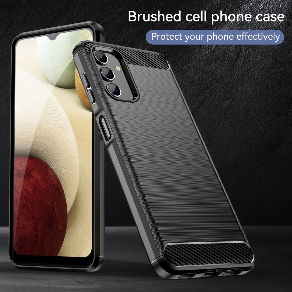 Samsung Galaxy A04s/Galaxy A13 Skal TPU Brushed Svart