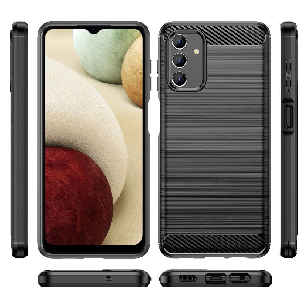 Samsung Galaxy A04s/Galaxy A13 Skal TPU Brushed Svart