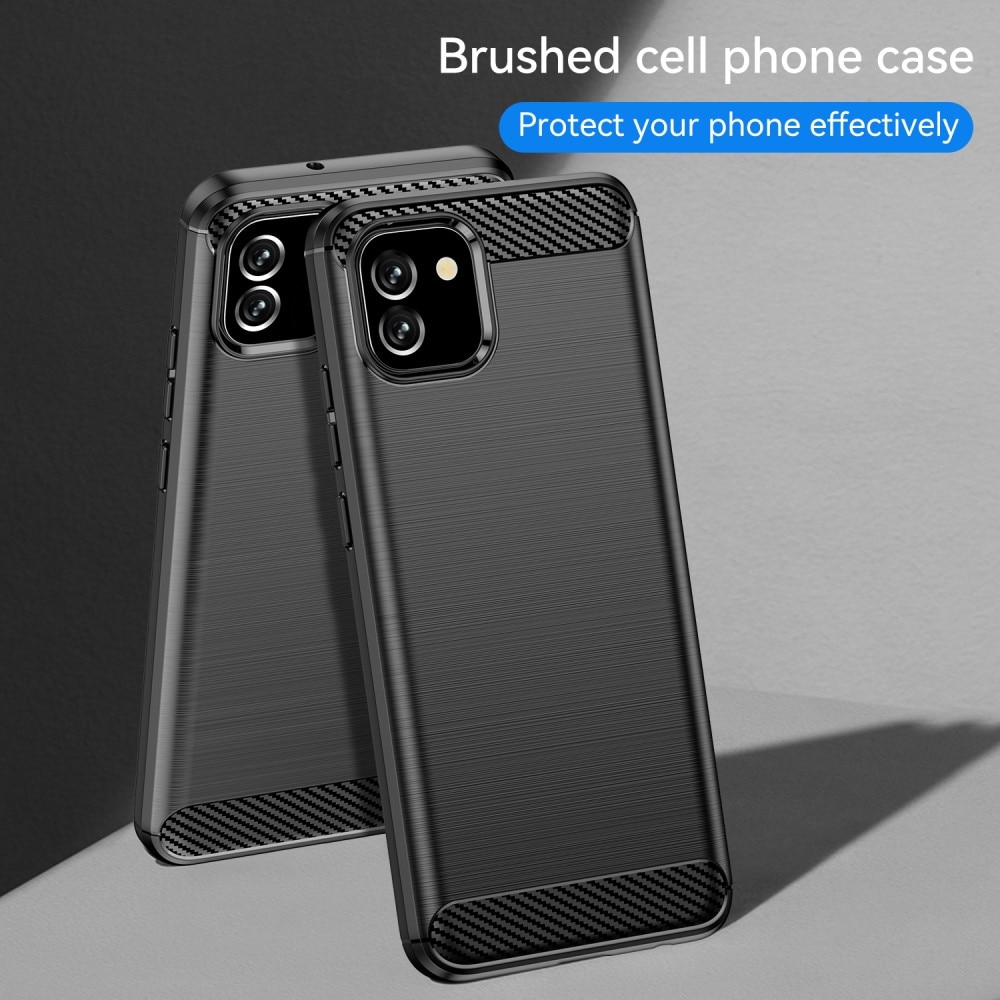 Brushed TPU Case Samsung Galaxy A03 Black