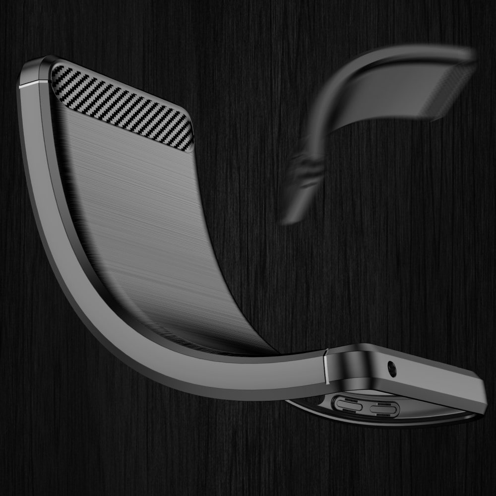 Samsung Galaxy A03 Skal TPU Brushed Svart