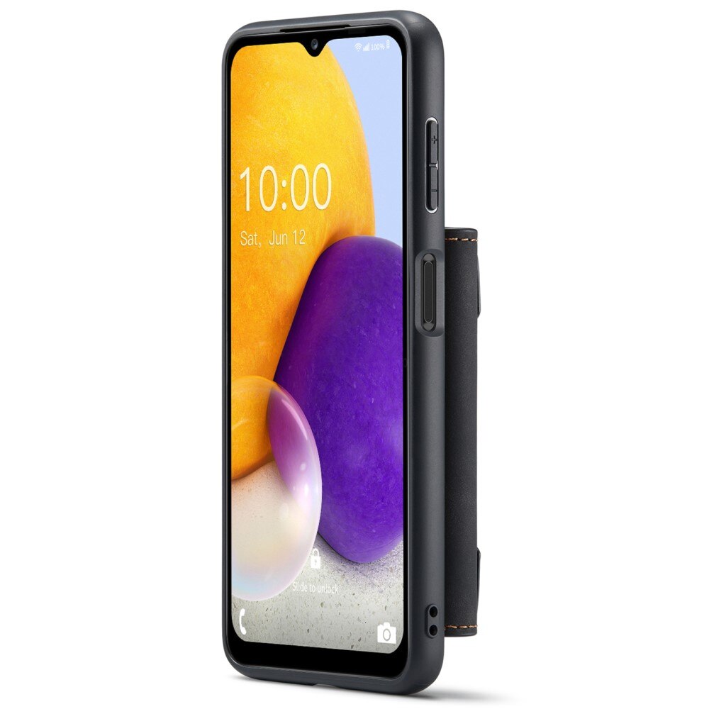 Magnetic Card Slot Case Samsung Galaxy A13 Svart