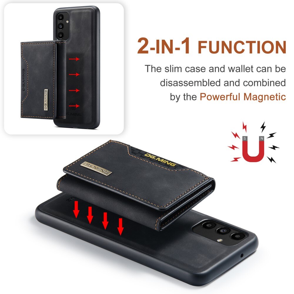 Magnetic Card Slot Case Samsung Galaxy A13 Svart