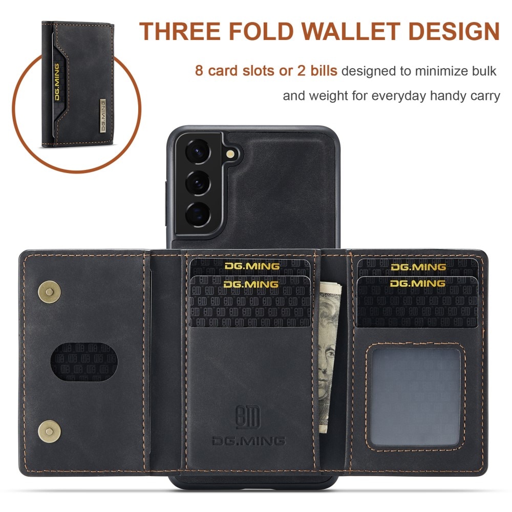 Magnetic Card Slot Case Samsung Galaxy S22 Black