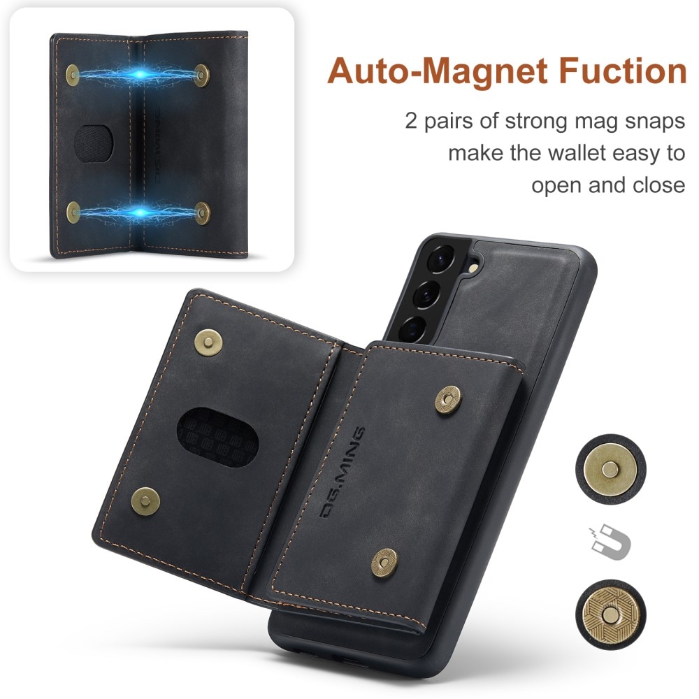 Magnetic Card Slot Case Samsung Galaxy S22 Black