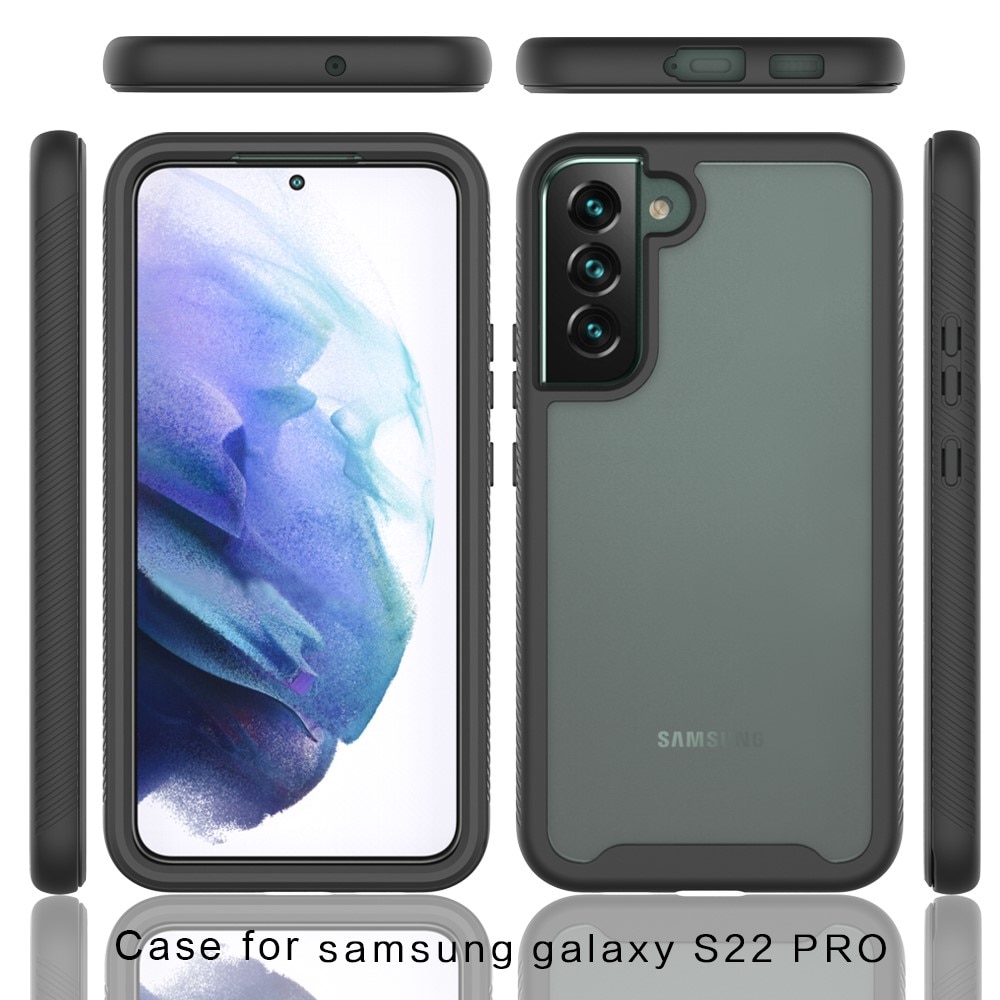 Full Cover Skal Samsung Galaxy S22 Plus svart