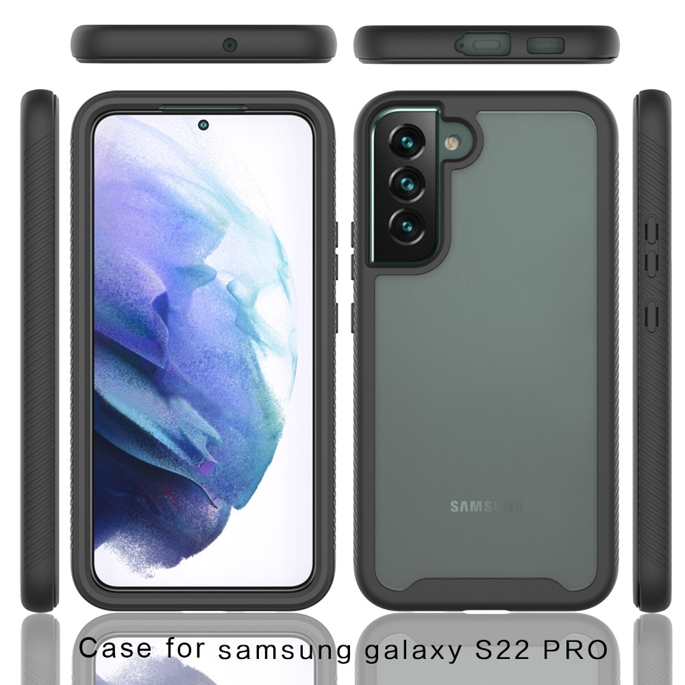 Full Cover Skal Samsung Galaxy S22 Plus Svart