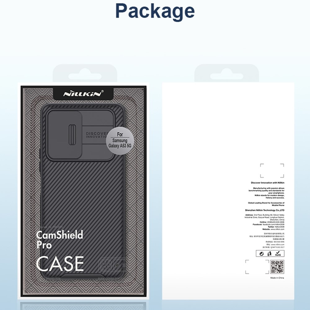 CamShield Skal Samsung Galaxy A53 Svart