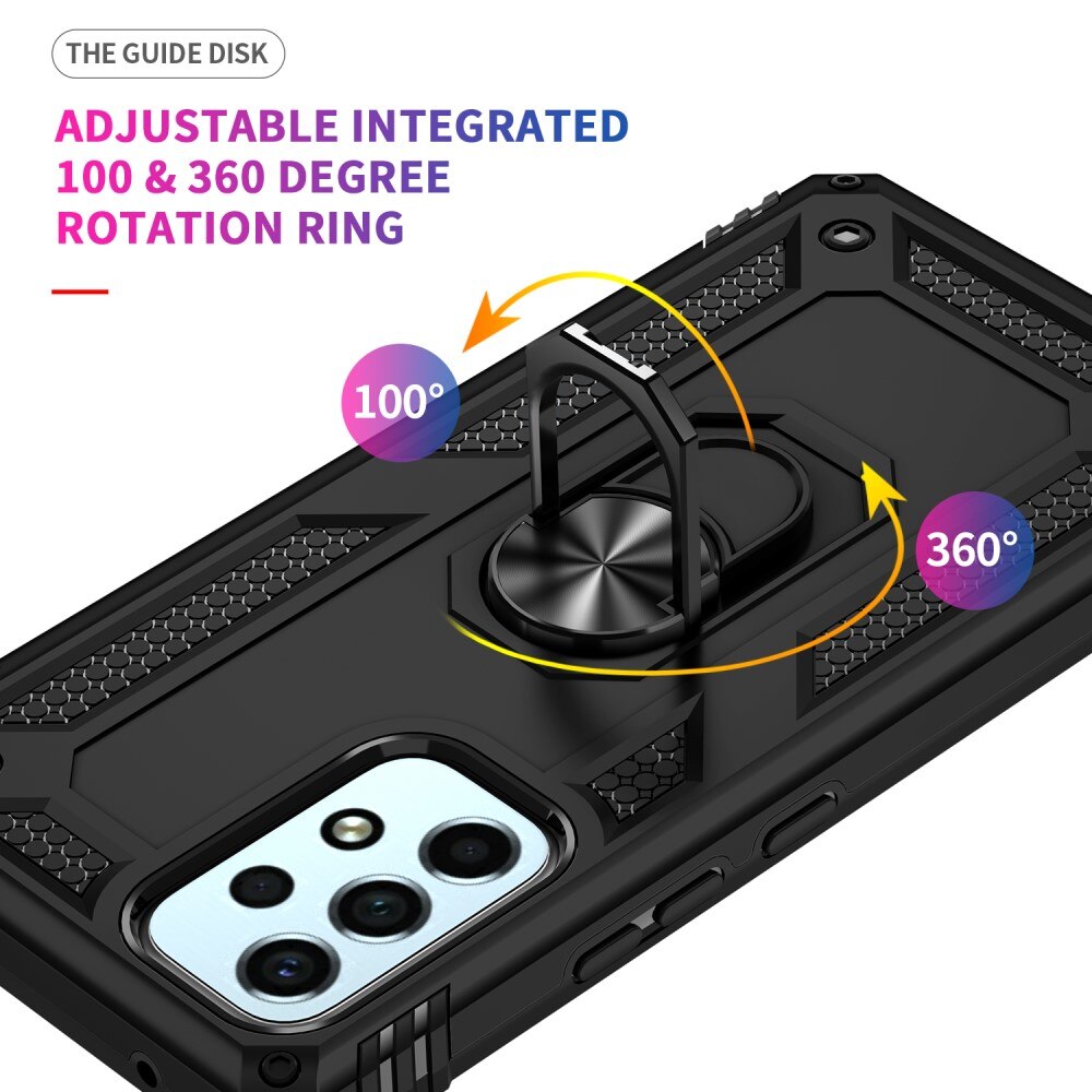 Hybridskal Tech Ring Samsung Galaxy A53 svart