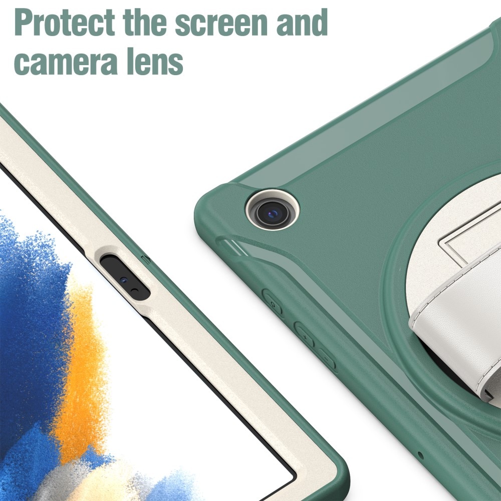 Stöttåligt Hybridskal Samsung Galaxy Tab A8 10.5 grön