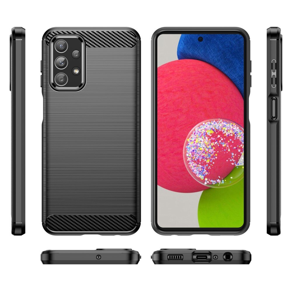 Samsung Galaxy A23 Skal TPU Brushed Svart