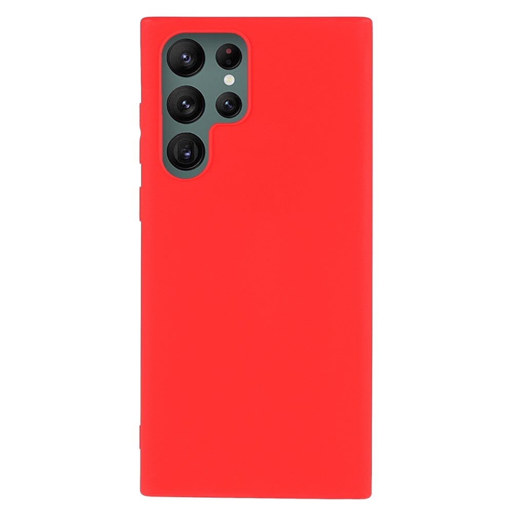 TPU Skal Samsung Galaxy S22 Ultra Röd