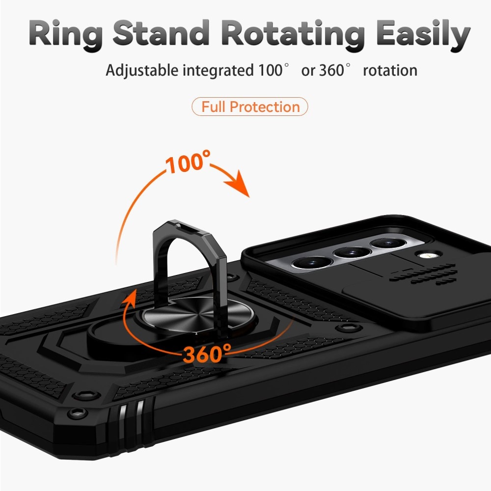 Hybridskal Ring+Camera Protection Samsung Galaxy S22 svart