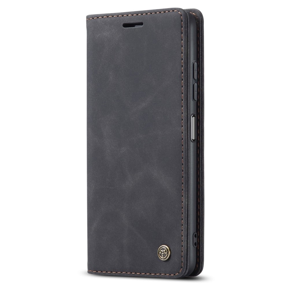 Slim Plånboksfodral Samsung Galaxy A22 5G Svart
