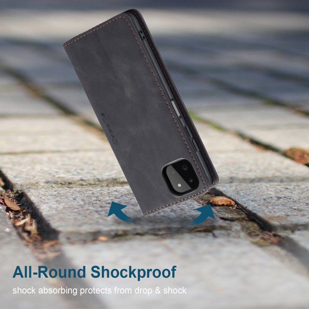 Slim Plånboksfodral Samsung Galaxy A22 5G Svart